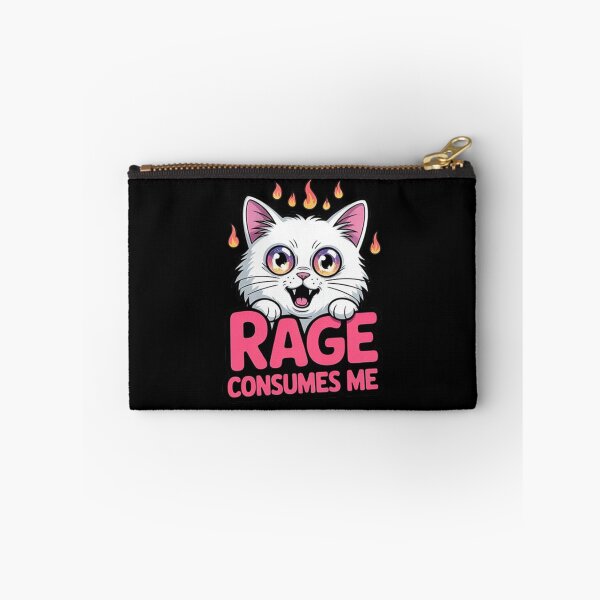 Item preview, Rage Consumes Me – Funny Angry Cat Meme Design designed and sold by Tomasz  Siennicki.