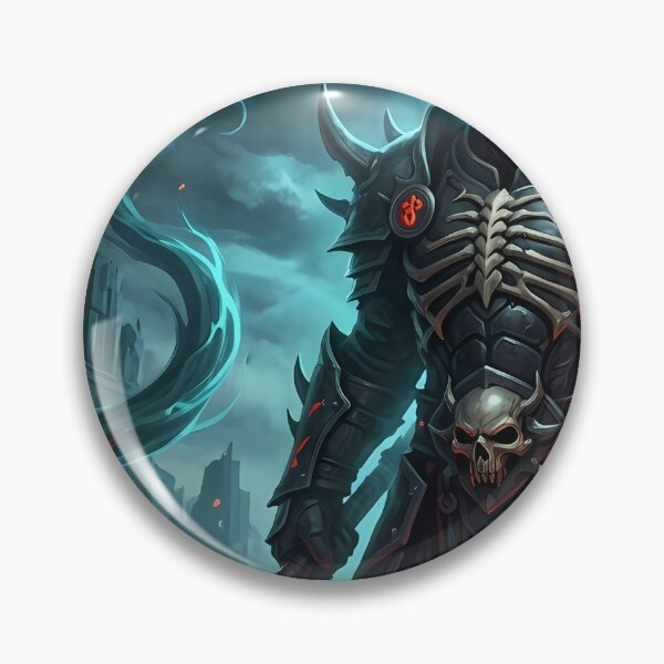 Item preview, Dark Warrior in a Hellish Landscape designed and sold by balquebratum.