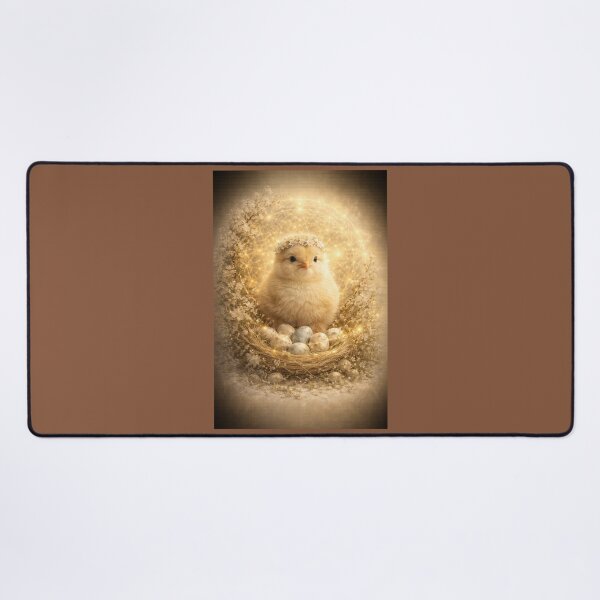 Item preview, Chick Easter Art Print – Spring Floral Baby Chick Cottagecore Wall Decor designed and sold by GeoWild Designs.