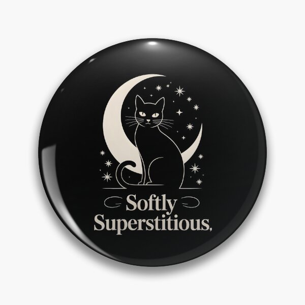 Item preview, Softly Superstitious Black Cat T-Shirt – Minimal Gothic Moon Aesthetic designed and sold by ImaginedSpace7.