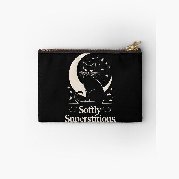Item preview, Softly Superstitious Black Cat T-Shirt – Minimal Gothic Moon Aesthetic designed and sold by ImaginedSpace7.