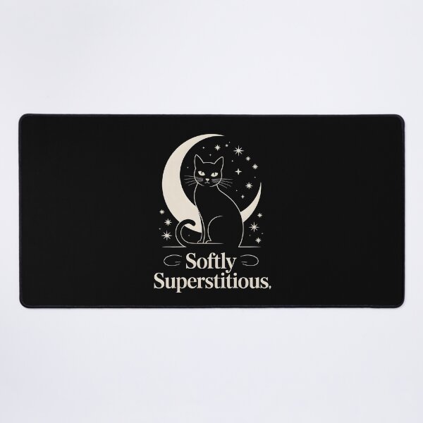 Item preview, Softly Superstitious Black Cat T-Shirt – Minimal Gothic Moon Aesthetic designed and sold by ImaginedSpace7.