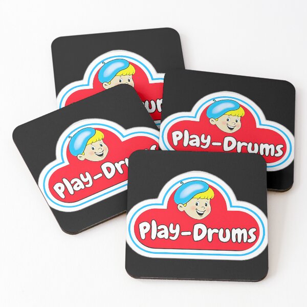 Item preview, Drummer Play Drums Vintage Logo designed and sold by LouisRaynau.