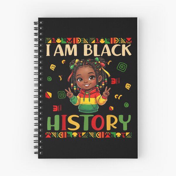 Item preview, I Am Black History Cute African American Girl With Pan-African Colors designed and sold by Phil Ben.