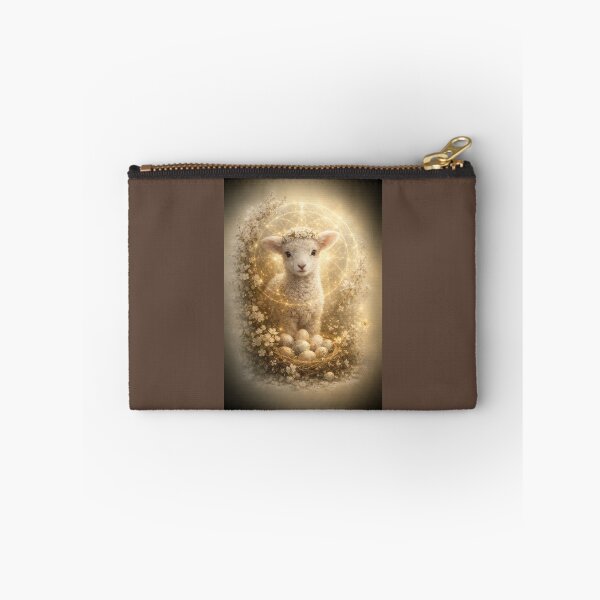 Item preview, Lamb Easter Art Print – Spring Floral Baby Lamb Cottagecore Wall Decor designed and sold by GeoWild Designs.