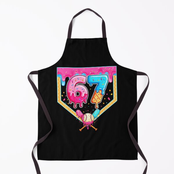Item preview, 67 Ice Cream Drip Baseball Number Retro Sports designed and sold by miaa-artistshop.