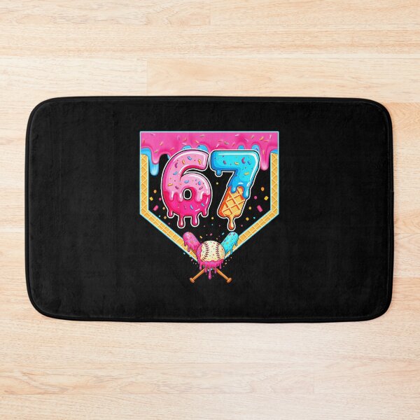 Item preview, 67 Ice Cream Drip Baseball Number Retro Sports designed and sold by miaa-artistshop.