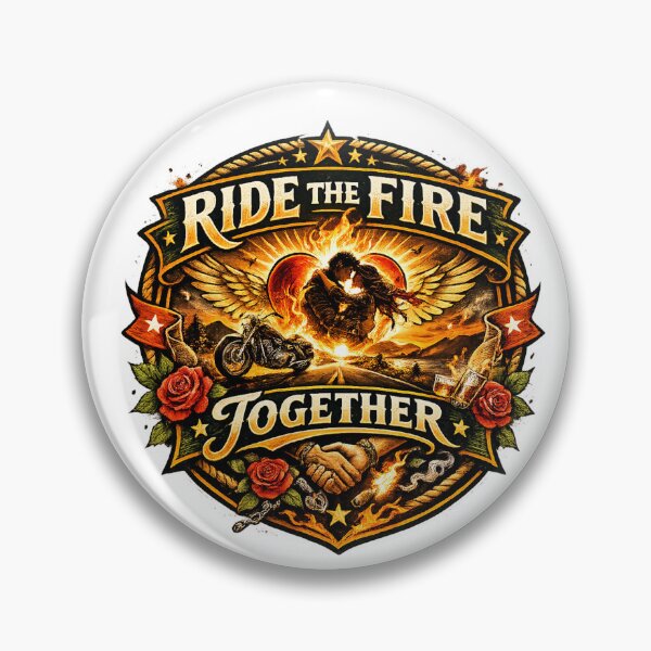 Item preview, Ride the Fire Together designed and sold by Throwing-Corn.