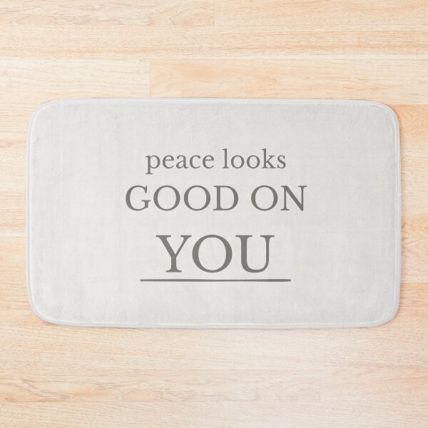 Item preview, Peace Looks Good On You Minimalist Quote designed and sold by Minimalist Typography.