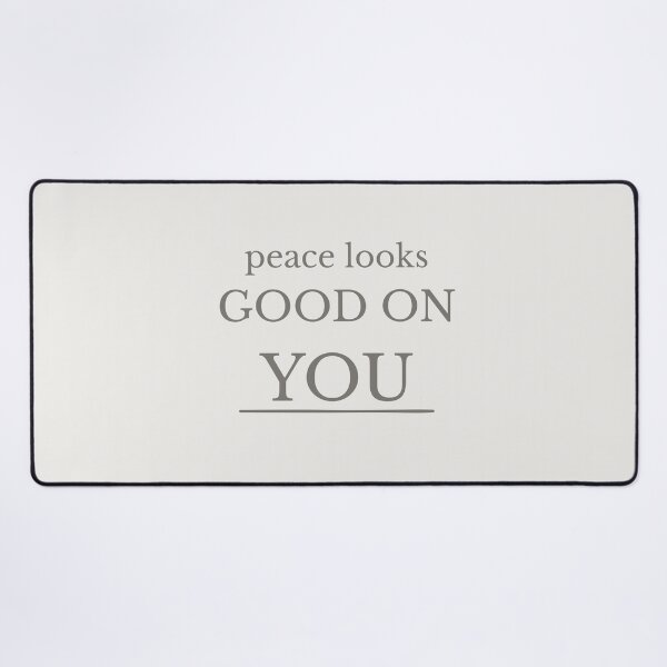 Item preview, Peace Looks Good On You Minimalist Quote designed and sold by Minimalist Typography.