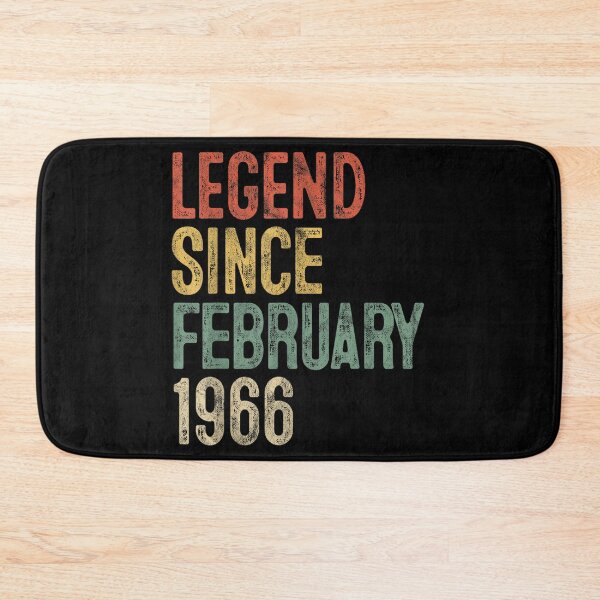 Item preview, Vintage Legend Since February 1966 60th Birthday Retro Sunset Style Gift designed and sold by Phil Ben.