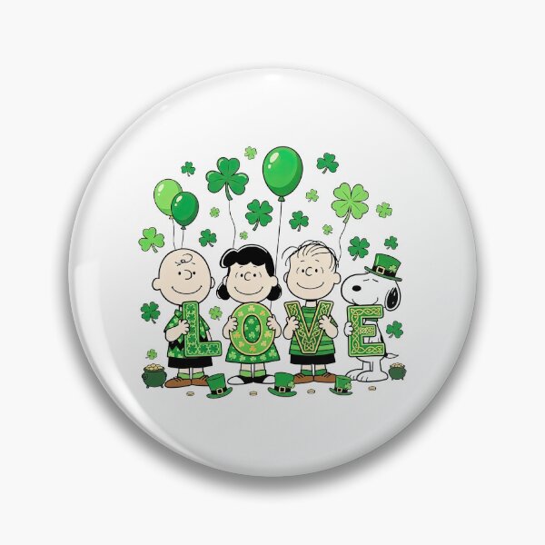 Item preview, St. Patrick's Day Love, Charlie Brown and Friends designed and sold by hargisnamocho.
