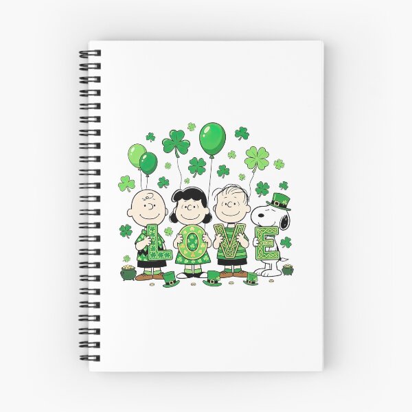Item preview, St. Patrick's Day Love, Charlie Brown and Friends designed and sold by hargisnamocho.