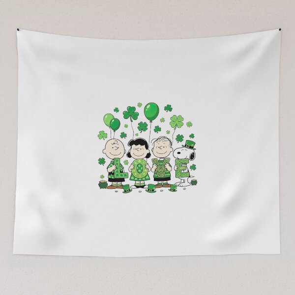 Item preview, St. Patrick's Day Love, Charlie Brown and Friends designed and sold by hargisnamocho.