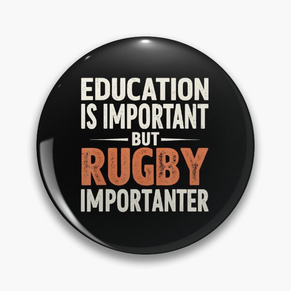 Aperçu de l'œuvre L'éducation est importante, mais le rugby l'est encore plus ! (Drôle) créée et vendue par GabrieSketcham.
