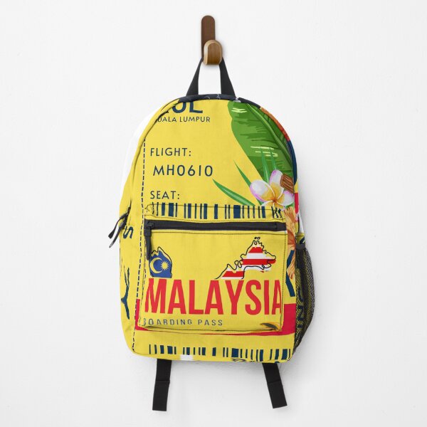 Item preview,  Malaysia  Boarding Pass Stylized Rhinoceros Hornbill Yellow designed and sold by InkWhirl.