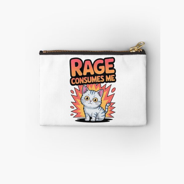 Item preview, Rage Consumes Me – Exploding Cute Cat Meme Design designed and sold by Tomasz  Siennicki.