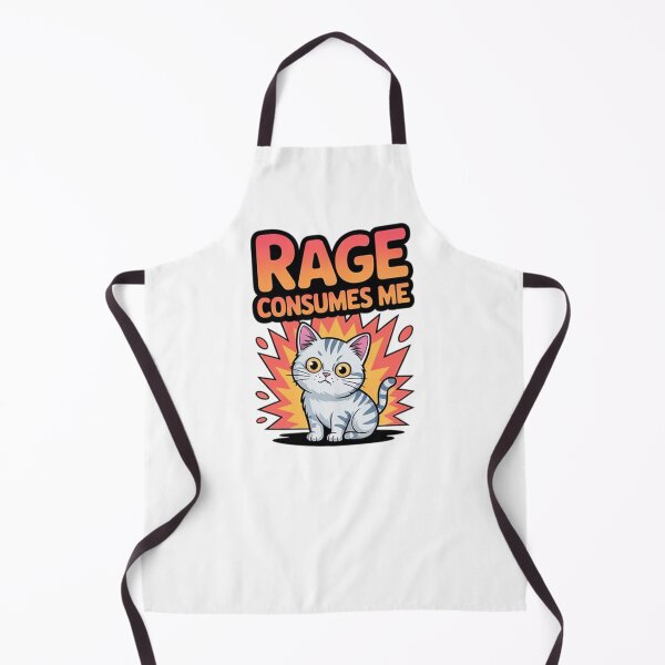 Item preview, Rage Consumes Me – Exploding Cute Cat Meme Design designed and sold by Tomasz Siennicki.