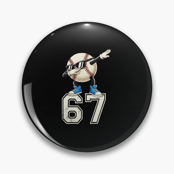 Item preview, 67 Six Seven Dabbing Baseball Cartoon  designed and sold by miaa-artistshop.