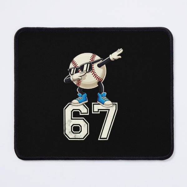 Item preview, 67 Six Seven Dabbing Baseball Cartoon designed and sold by miaa-artistshop.