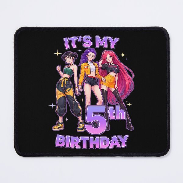 Item preview, 5 Years Old Birthday K Pop Kids 5Th Bday Girls K-Pop T-Shirt designed and sold by SAPAIDART.