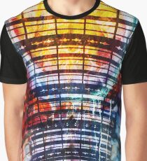 Illustration Arc Abstract Collage Graphic T-Shirt