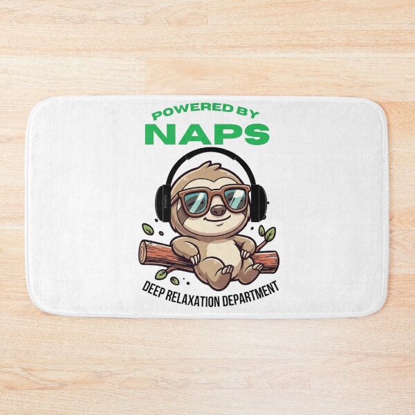 Item preview, Powered by Naps – Cute Chill Sloth Design designed and sold by M.Store.