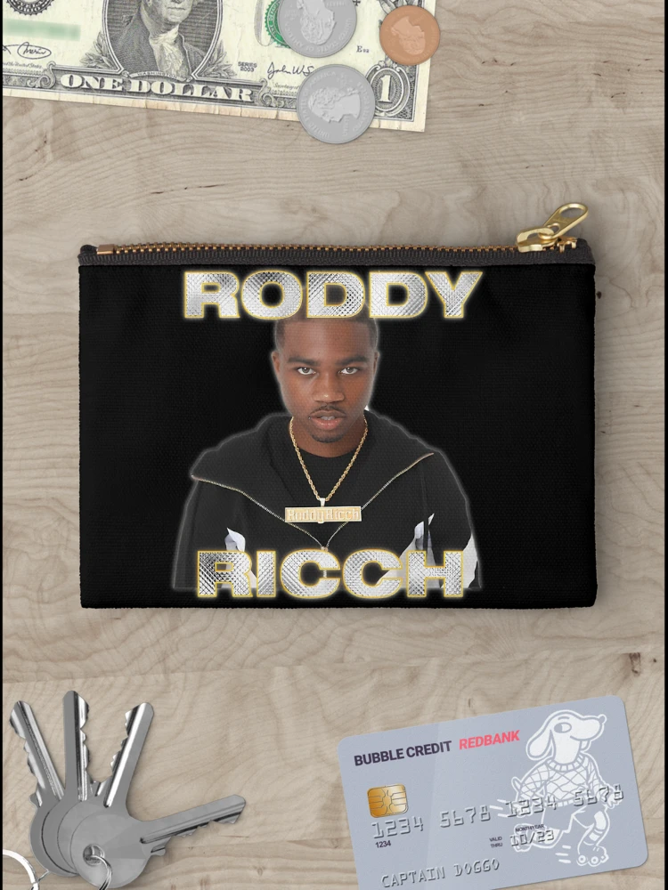 Thumbnail 3 of 4, Zipper Pouch, Roddy Ricch Rapper designed and sold by husseinmezher.