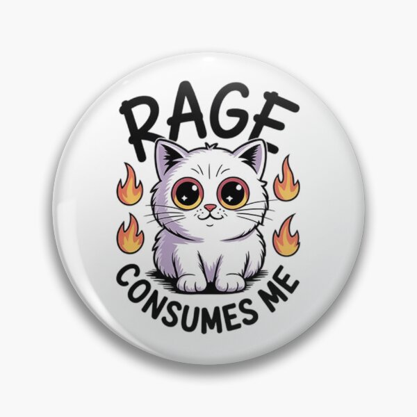 Item preview, Rage Consumes Me – Funny Cat Meme Design designed and sold by Tomasz  Siennicki.