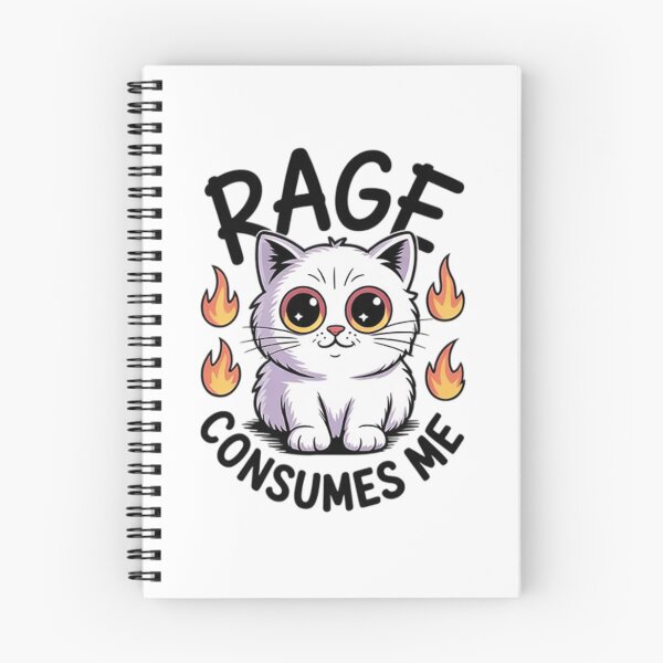 Item preview, Rage Consumes Me – Funny Cat Meme Design designed and sold by Tomasz  Siennicki.