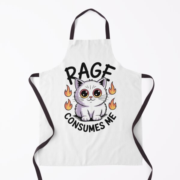 Item preview, Rage Consumes Me – Funny Cat Meme Design designed and sold by Tomasz Siennicki.