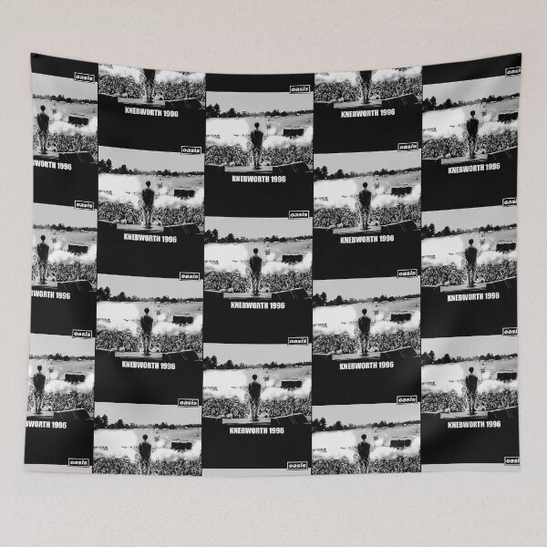 Item preview,  Knebworth 1996 Concert O A S I S Black And White designed and sold by PrintableHumour.