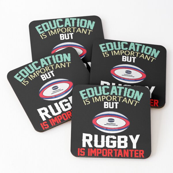 Item preview, Education Is Important But Rugby Is Importanter Kids Funny designed and sold by GabrieSketcham.