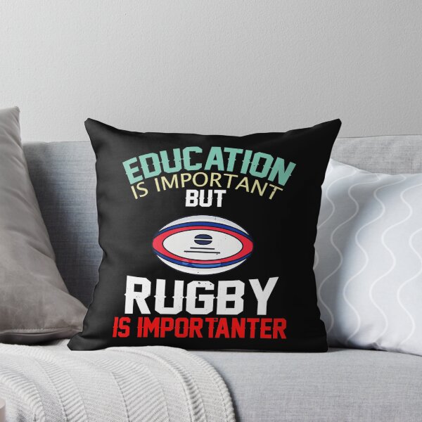 Item preview, Education Is Important But Rugby Is Importanter Kids Funny designed and sold by GabrieSketcham.