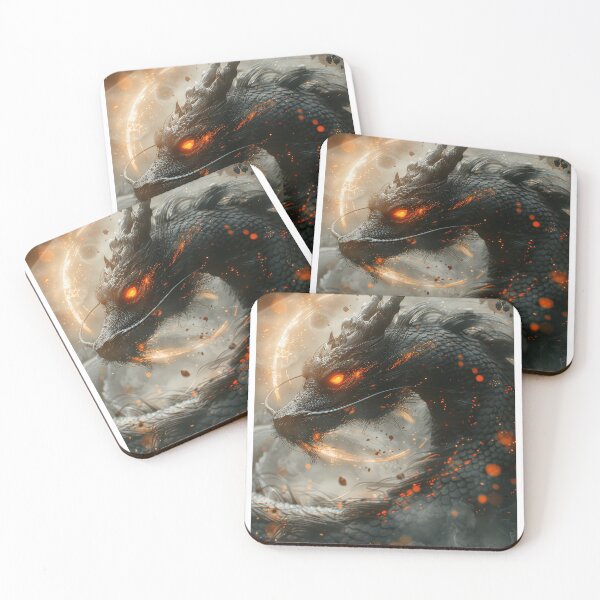 Item preview, Infernal Pizza Dragon – Dark Fantasy Surreal Beast Art designed and sold by Grafititee.