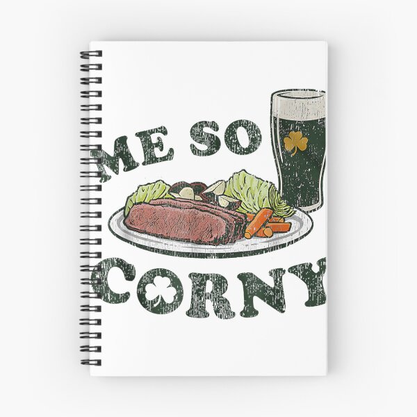 Item preview, Me So Corny Funny Corned Beef St Patricks Day Pun Art designed and sold by Chaya Reid.