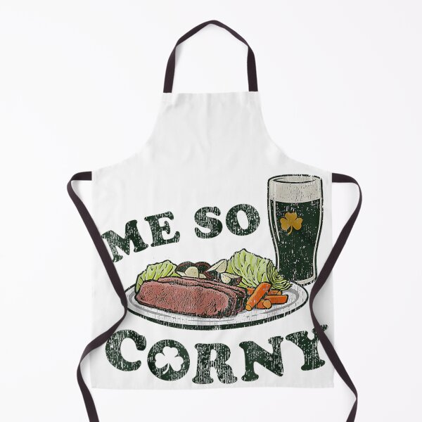 Item preview, Me So Corny Funny Corned Beef St Patricks Day Pun Art designed and sold by Chaya Reid.