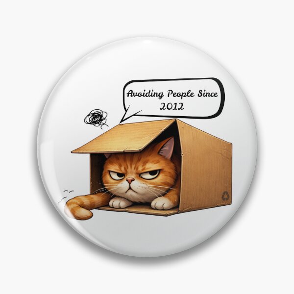 Item preview, Cat Avoiding People Since 2012 designed and sold by PriyankaSonara.