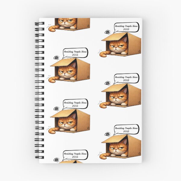 Item preview, Cat Avoiding People Since 2012 designed and sold by PriyankaSonara.