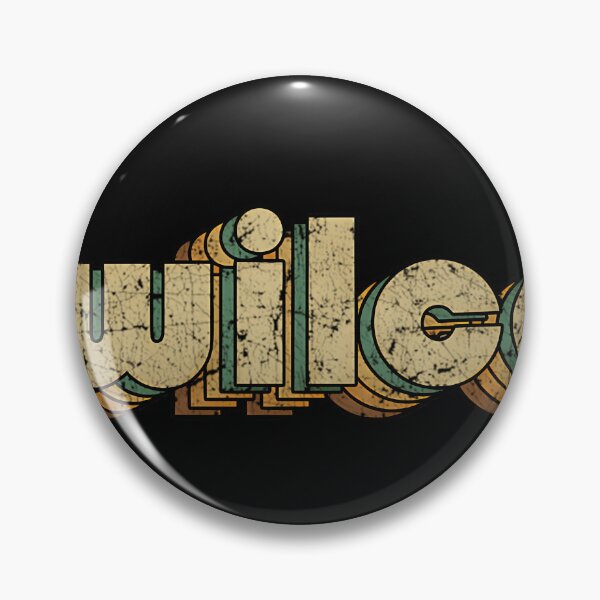 Item preview, Wilco Vintage Rainbow Typography Style 70S designed and sold by LouisRaynau.