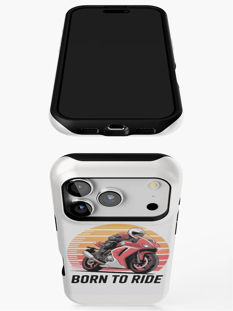 Thumbnail 3 of 4, iPhone Case, Born to Ride designed and sold by RideBiker007.