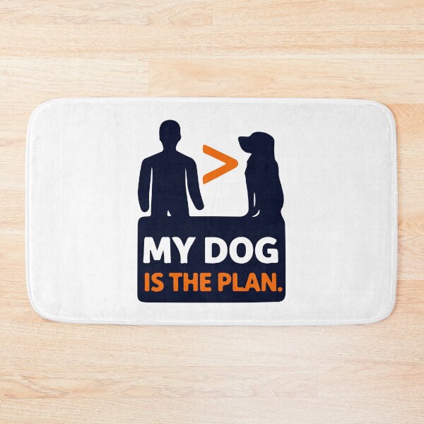 Item preview, Dog Lover - My Dog Is The Plan – Simple Minimal Dog Mom & Dog Dad Gift designed and sold by EvolvCustoms.