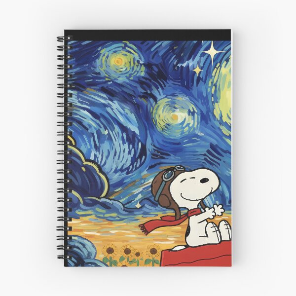 Item preview, Snoopy Starry Night Sunflower Field designed and sold by Duvelier.