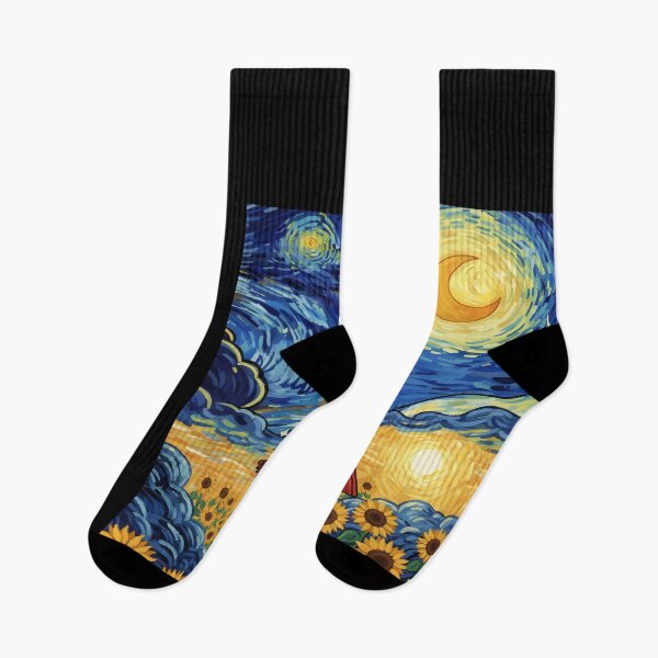 Item preview, Snoopy Starry Night Sunflower Field designed and sold by Duvelier.