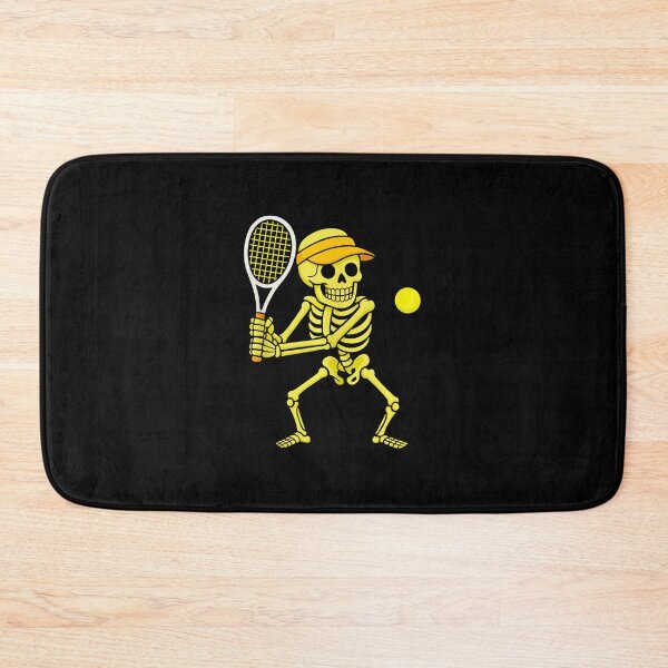 Item preview, Skeleton Tennis Player Funny Spooky Sports  designed and sold by WayTBeenkenArt.