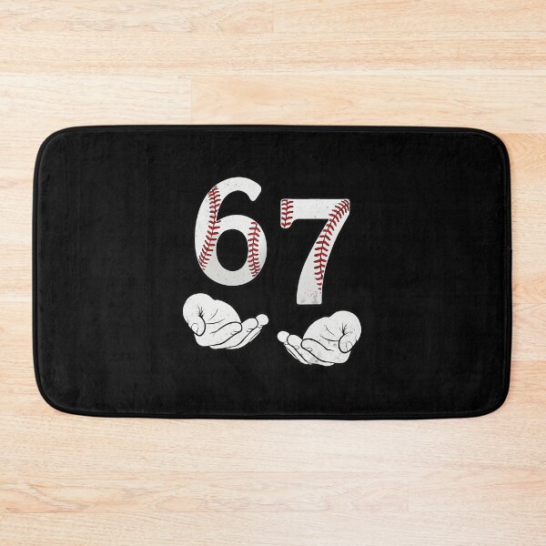 Item preview, 67 Funny Kids Meme Baseball Style Number Humor  designed and sold by miaa-artistshop.