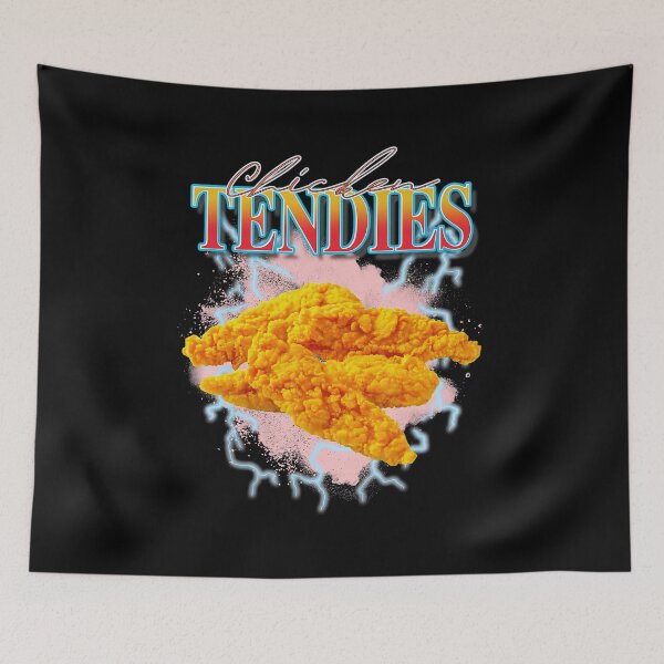 Item preview, Chicken Tendies Retro Food Parody Graphic designed and sold by tadmercado.