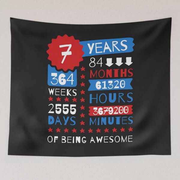 Item preview, 7 Years Of Being Awesome - Amusing 7th Birthday Gift Selection For Kids designed and sold by MemWear.
