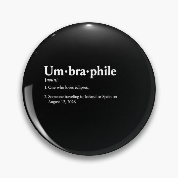 Item preview, Umbraphile Definition Total Solar Eclipse August 12 2026 designed and sold by 97Ts.