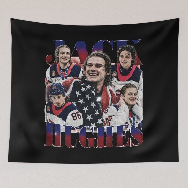 Item preview, Jack Hughes USA Hockey, Jack Hughes Golden Goal designed and sold by CLOUDYMOODS.